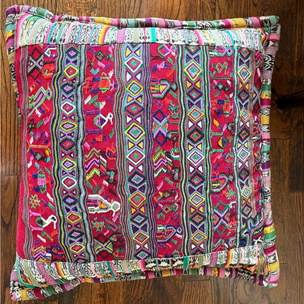 Colorful Patterned Pillow